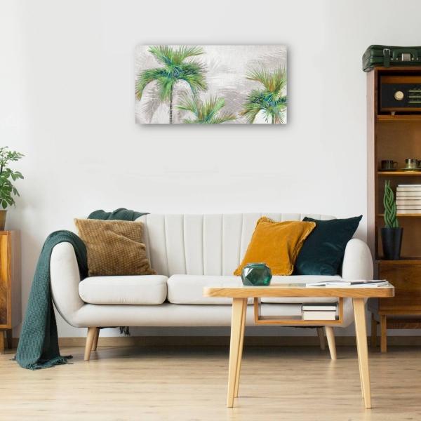 Cuadro Decorativo - sombras de palma 53 cm x 102 cm