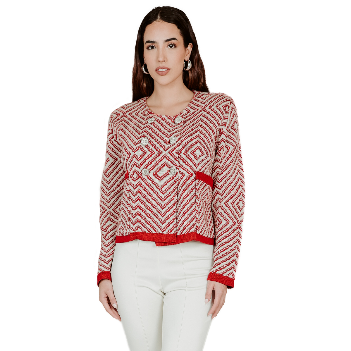 Sacos Rojo Mujer