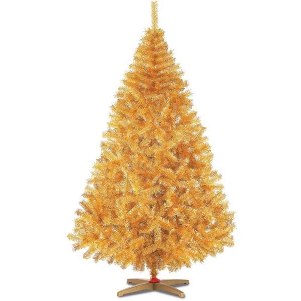 Pino Arbol Dorado Navidad Oro Artificial 220cm Naviplastic