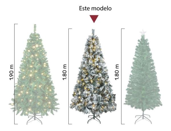Arbol De Navidad Verde Balsam 175 Cms Naviplastic 