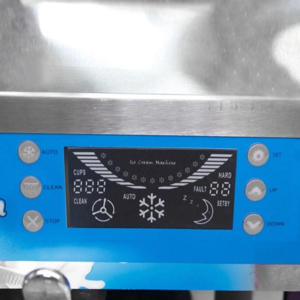 Maquina Helados  1800w Helado Suave Nieve Comercial Profesional Naranja