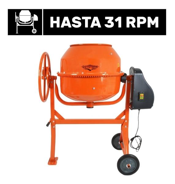 Revolvedora De Concreto Electrica 1 Hp 1/2 Saco 160 L