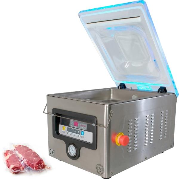 Empacadora Alto Vacio Maquina Selladora Alimentos al Vacio Temperatura Ajustable Acero Inoxidable Gutstark.