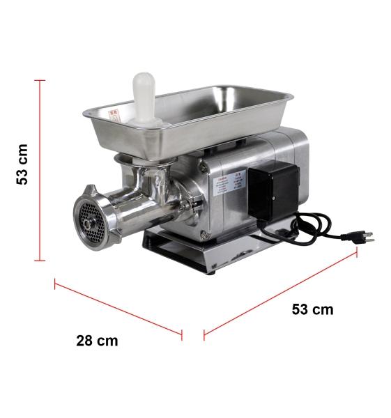 Molino Carne 2 Hp Acero Inoxidable Embutidor Moledor Muele Hueso