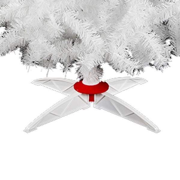 Arbol De Navidad Monarca De Lujo Blanco 190cm Alt Naviplastic