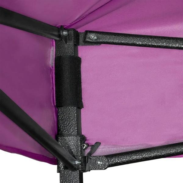 Carpa 3x3 Toldo Reforzado Plegable Impermeable Rosa Jardin Exterior