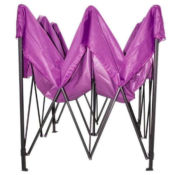 Carpa 3x3 Toldo Reforzado Plegable Impermeable Rosa Jardin Exterior