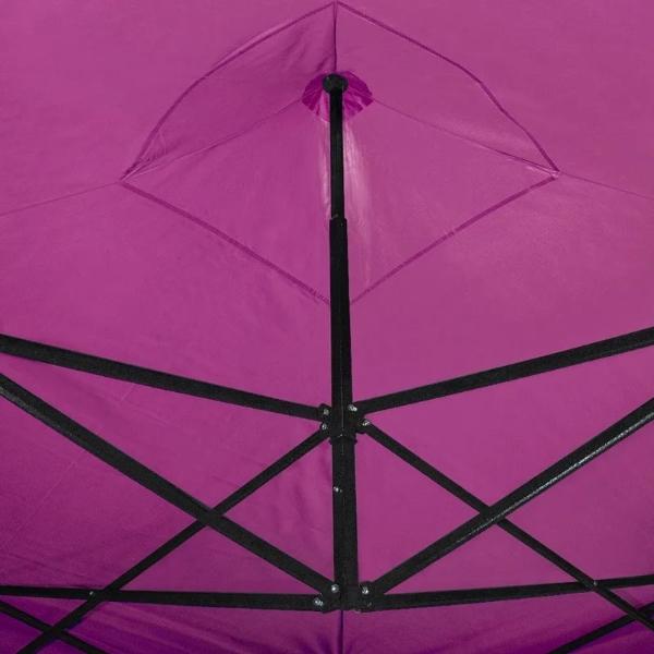 Carpa 3x3 Toldo Reforzado Plegable Impermeable Rosa Jardin Exterior