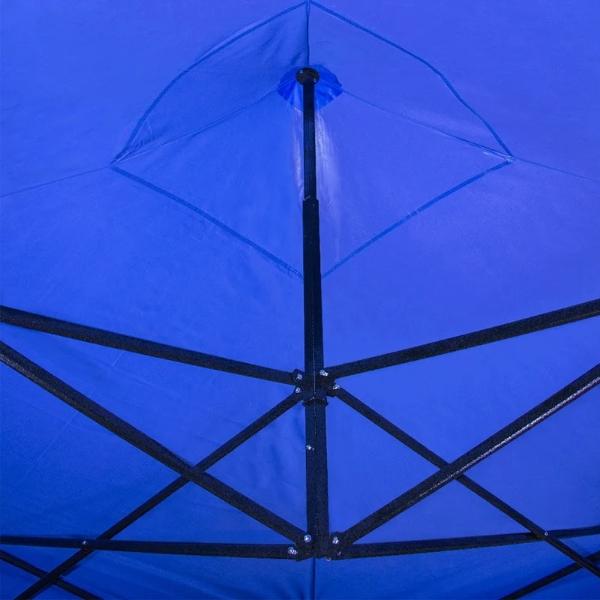 Carpa Toldo 6x3 Plegable Lona Impermeable Jardin Azul
