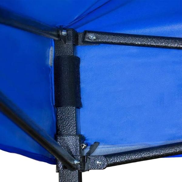 Carpa Toldo 6x3 Plegable Lona Impermeable Jardin Azul