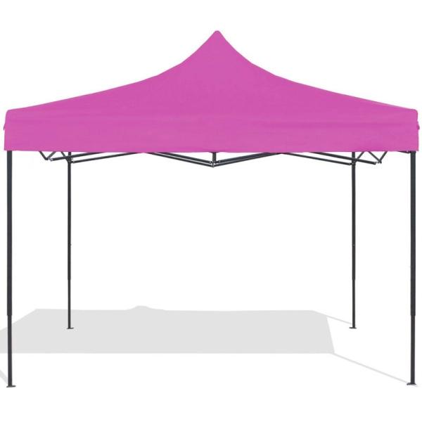 Carpa 3x3 Toldo Reforzado Plegable Impermeable Rosa Jardin Exterior