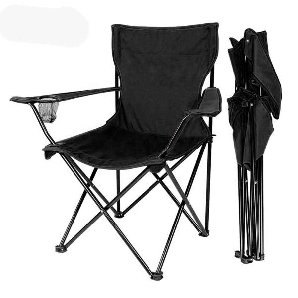 Silla Plegable Playa Alberca Camping Pesca Negra