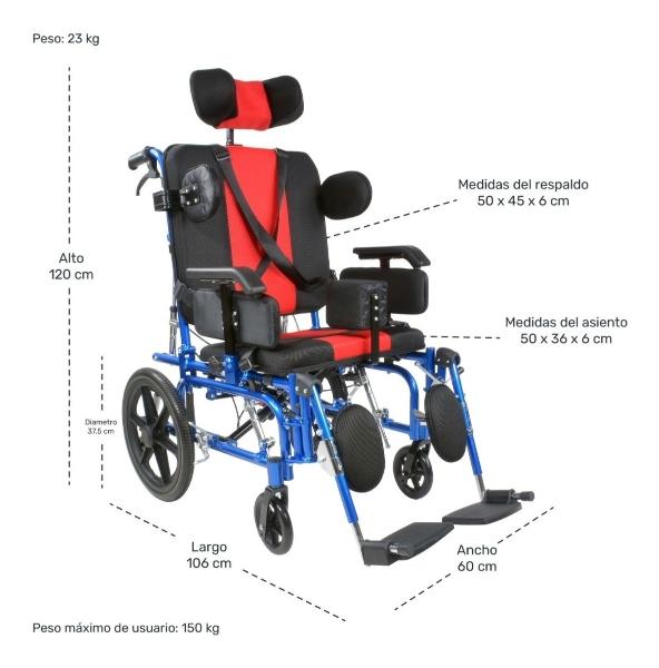 Silla De Ruedas Paralisis Cerebral Adultos