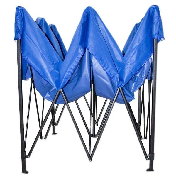 Carpa Toldo 6x3 Plegable Lona Impermeable Jardin Azul