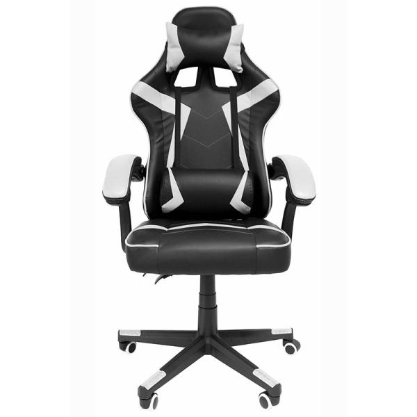 Silla Gamer Ergonomica Reclinable Gaming Premium  Videojuegos Blanca