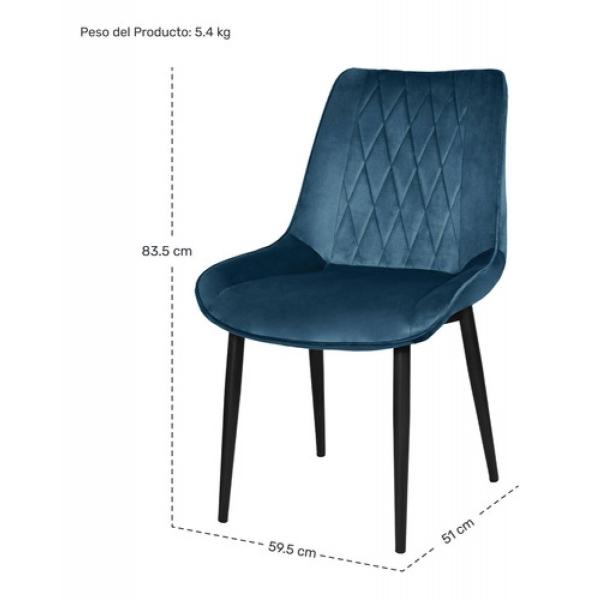 Mesa Comedor 162x90x74 Marmol Granito Premium 6 Sillas