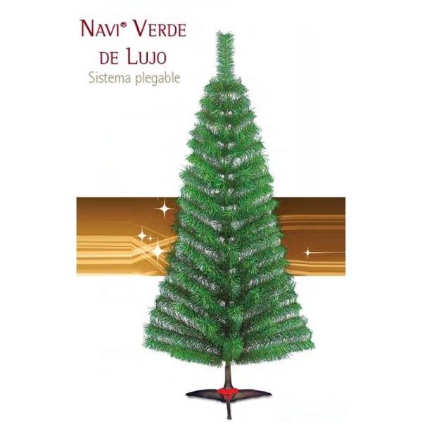 Arbol De Navidad Artificial  De Lujo 160cm Pino Verde Naviplastic.