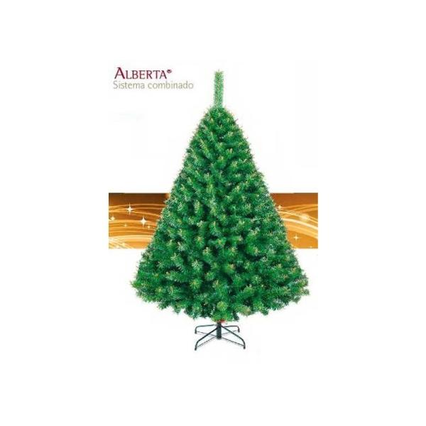 Arbol De Navidad Frondoso Pino Alberta 2.2m Verde Naviplastic