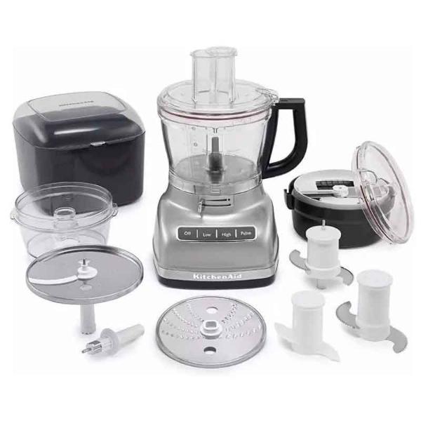 Procesador Alimentos Kitchenaid 14 Tz Negocio Corte Exacto Plata