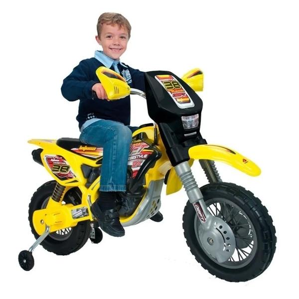 Moto Electrica Montable Infantil Thunder Vx Max 12v Injusa Moto Cross Drift ZX 12V Injusa