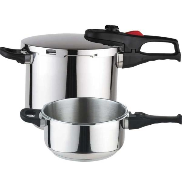 Olla Presion Acero Inox 4/6lt Profesional Magefesa Express.