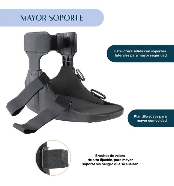 Bota Ortopedica Corta Inmovilizador Tobillo Ferula Walker GDE