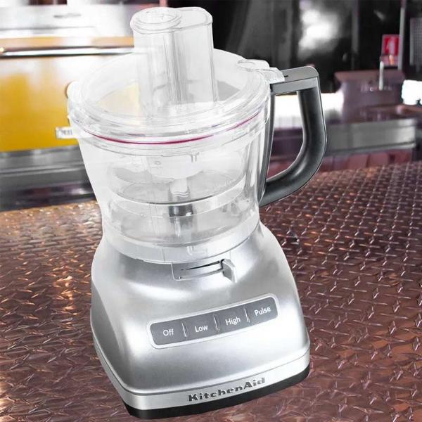 Procesador Alimentos Kitchenaid 14 Tz Negocio Corte Exacto Plata