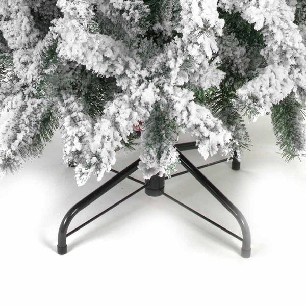 Arbol Navidad Con Nieve Artificial 190cm Pachon Naviplastic