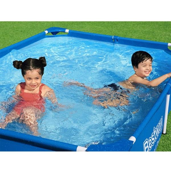 Alberca Estructural Rectangular Bestway 2.21 x 1.50 m Azul