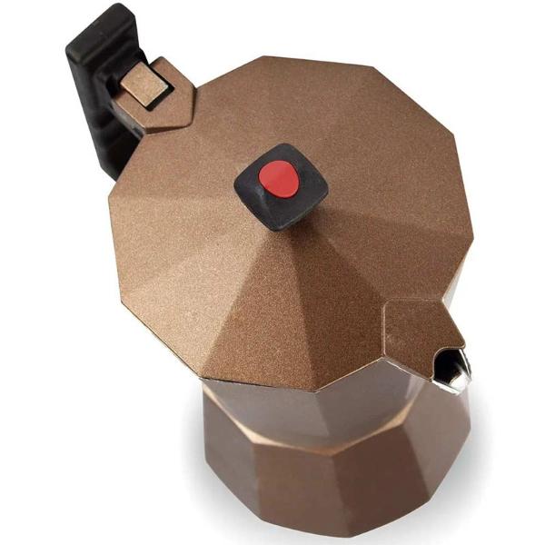 Cafetera Italiana 6 Tazas Magefesa Color Marrón