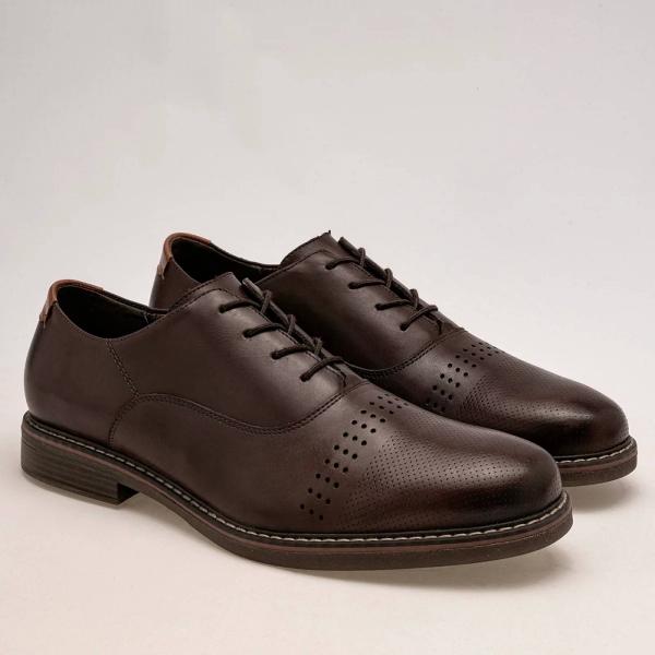 ZAPATO VESTIR Para Hombre Flexi 404608, Color Cafe -1 V7