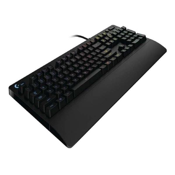Teclado gamer Logitech Serie G Prodigy G213 QWERTY inglés US negro con luz RGB