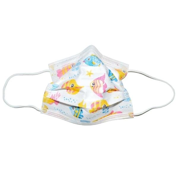 Tapabocas Niños 50 Cubrebocas Infantil Tricapa Termosellado