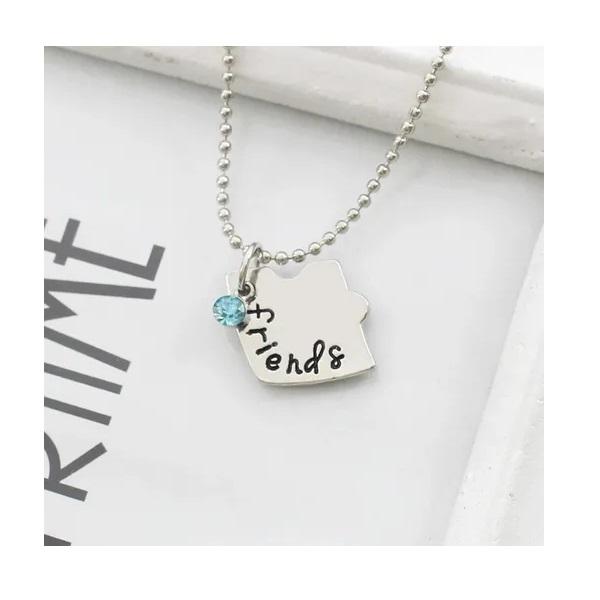 3 Collares En Corazón Unido, Mejores Amigas.