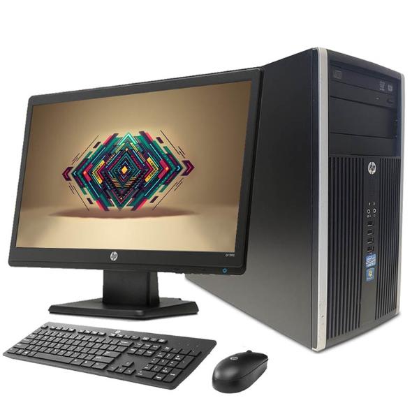 Computadora HP Torre Core i3 4GB RAM 500GB HDD Monitor 19" (Reacondicionado)