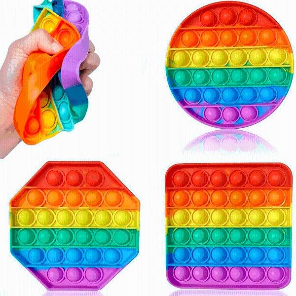 3 Piezas Juguete Burbujas Fidget Antiestres