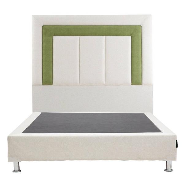 Cabecera King Size Dicasa Bora con Box Beige