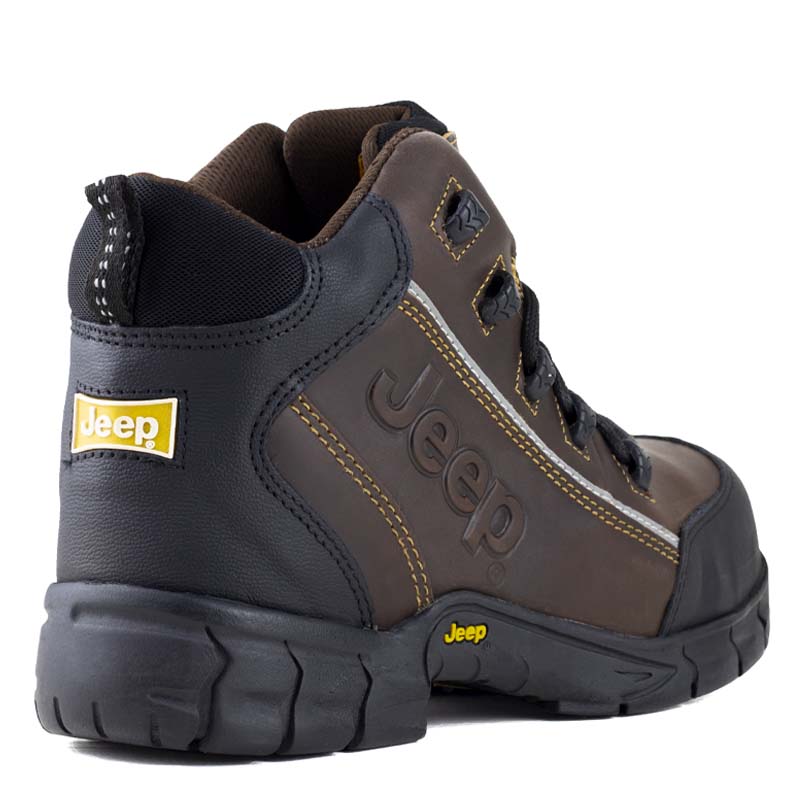 Bota Industrial Caballero Casquillo Jeep Café 5101 Original.
