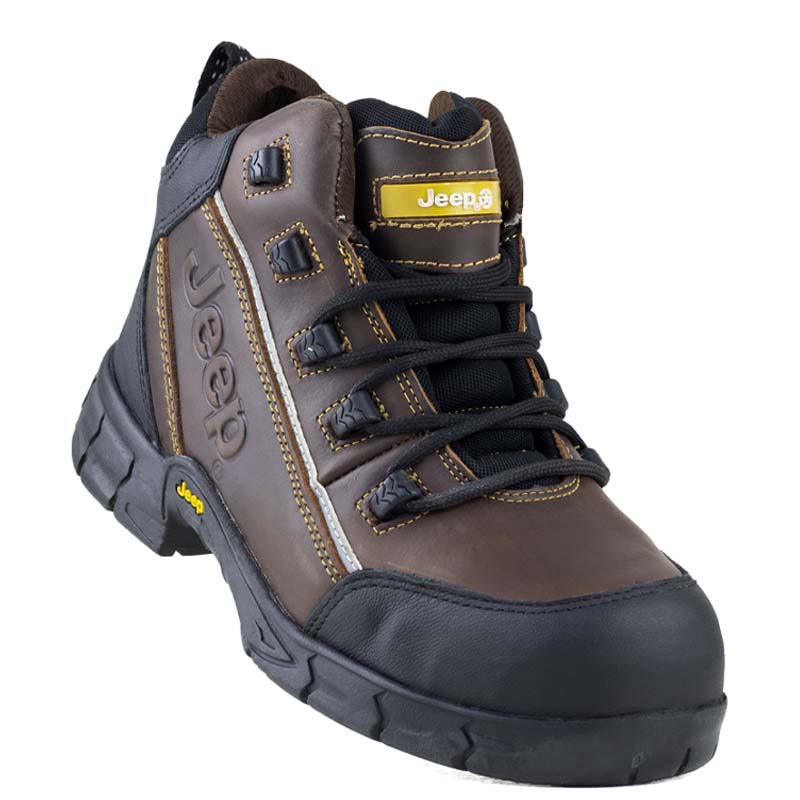 Bota Industrial Caballero Casquillo Jeep Café 5101 Original.
