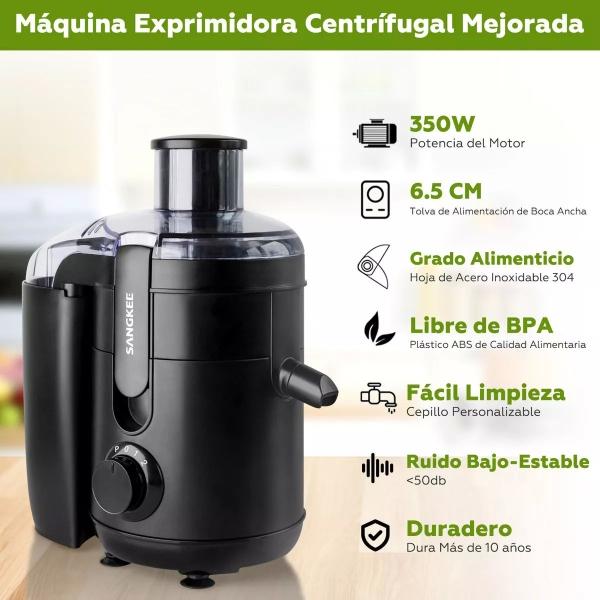 Extractor De Jugos, 2 Modos De Velocidad 350w