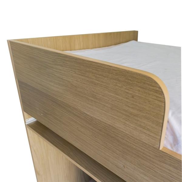 Cama Escritorio Moderno 5 Compartimentos 1 Repisa Bossa Neko