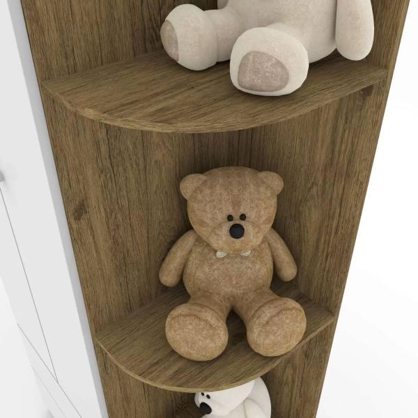 Ropero Infantil para Bebé o Niño Laberinto Rústico / Blanco