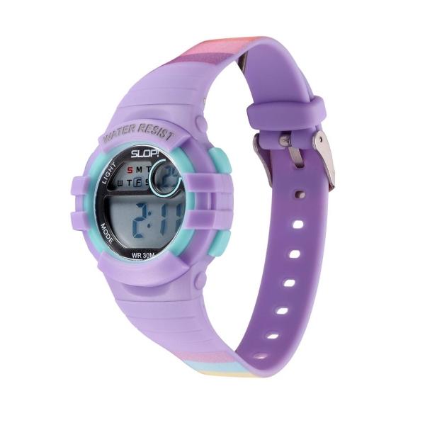 Reloj de Pulsera Slop para Niña SW8206K5 Morado 