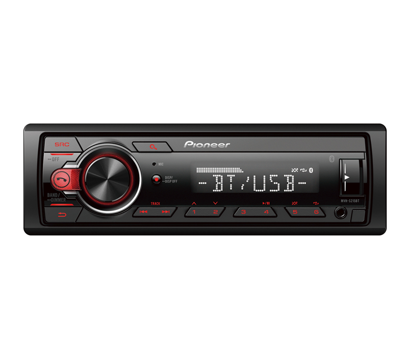 Autoestéreo para auto PIONEER MVH S215BT con USB y Bluetooth