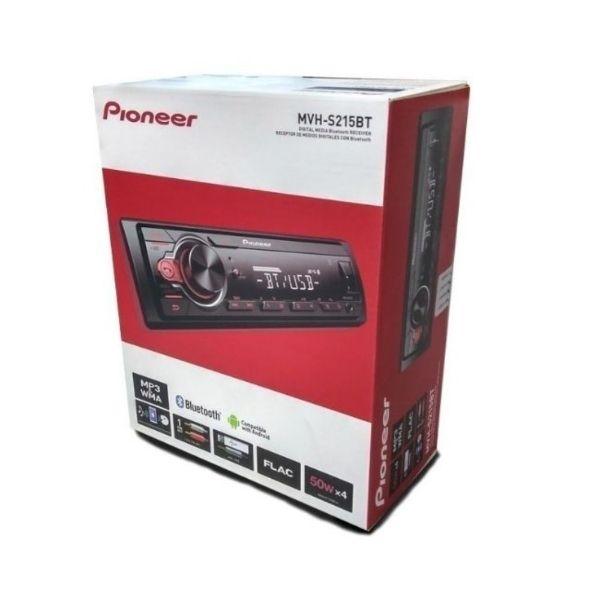 Autoestéreo básico Pioneer MVH-S215BT USB Bluetooth Aux 50W