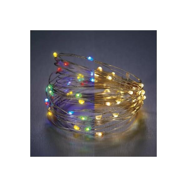 Serie de Micro Luces LED Philips 8 Funciones 6 Juegos 2 Colores