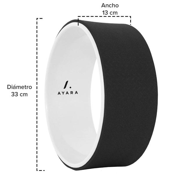 AYARA Rueda de Yoga Wheel 33cm Uso Rudo Fitness Abdomen Gym RUEY01