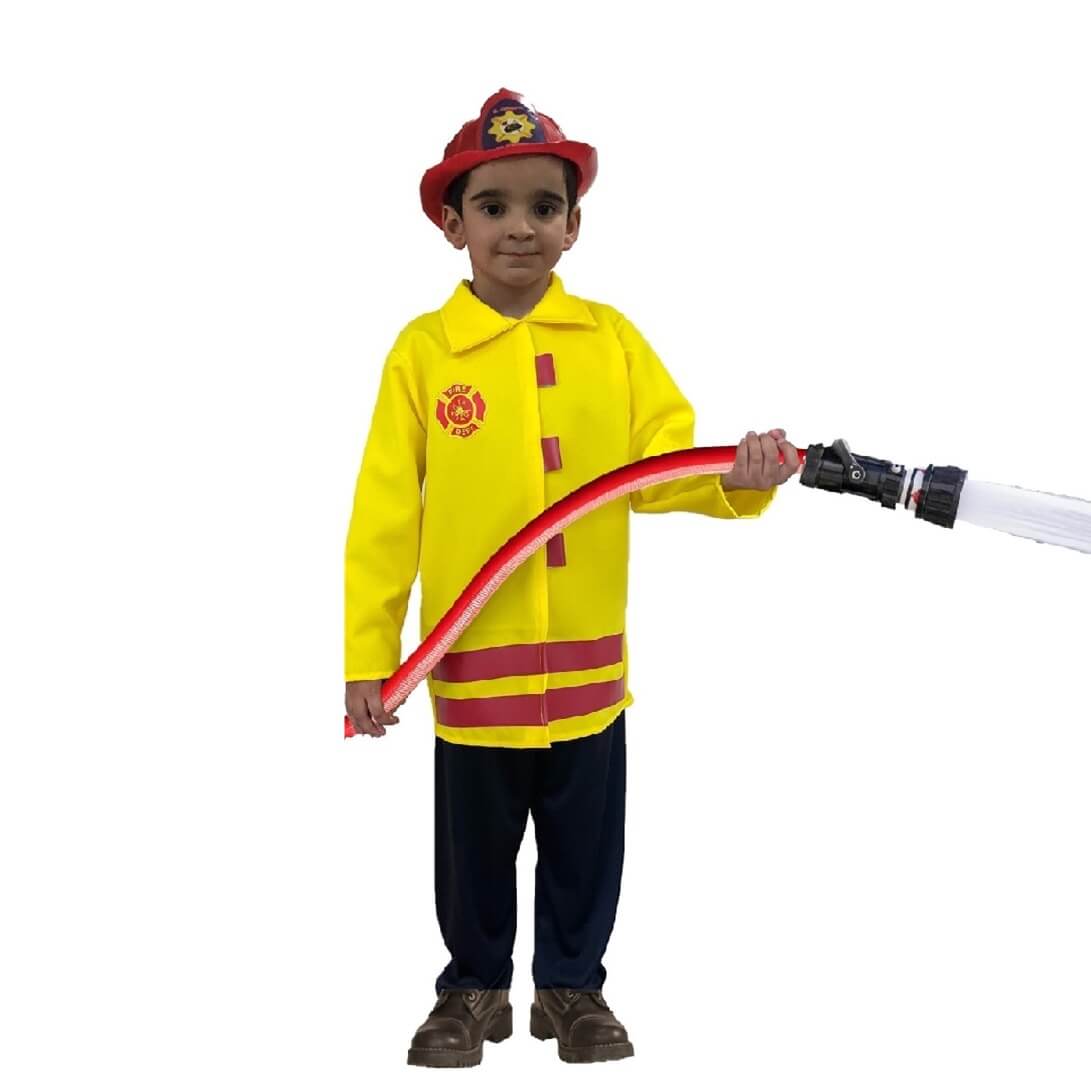 Disfraz de Bombero - Disfraces de Oficios - Traje de Bomberos para Niñas y Niños