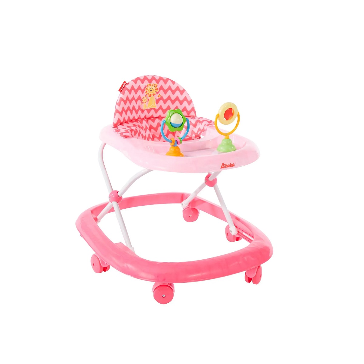 Andadera D´Bebe Zoo Baby Rosa END4*