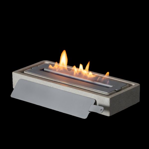 ALTERNATIVE FUNCTION Fogatero Miniatura de concreto para uso doméstico, para interiores y exteriores